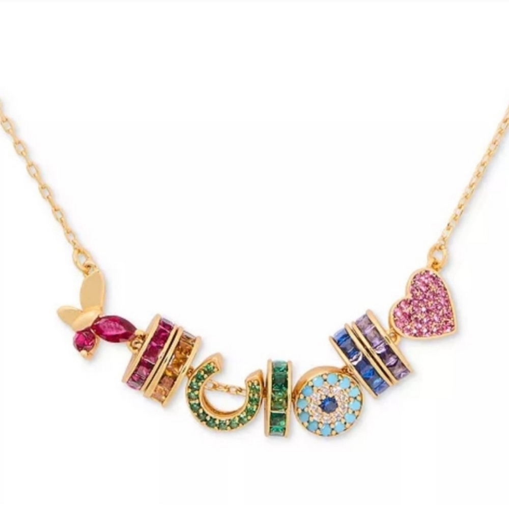 Kate Spade Rainbow Joy Charm Necklace